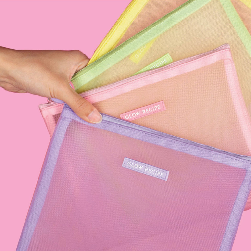 Glow on the Go Zip Bag - Lilac